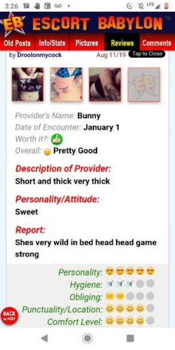 Bunni, 21  female escort, Charlotte